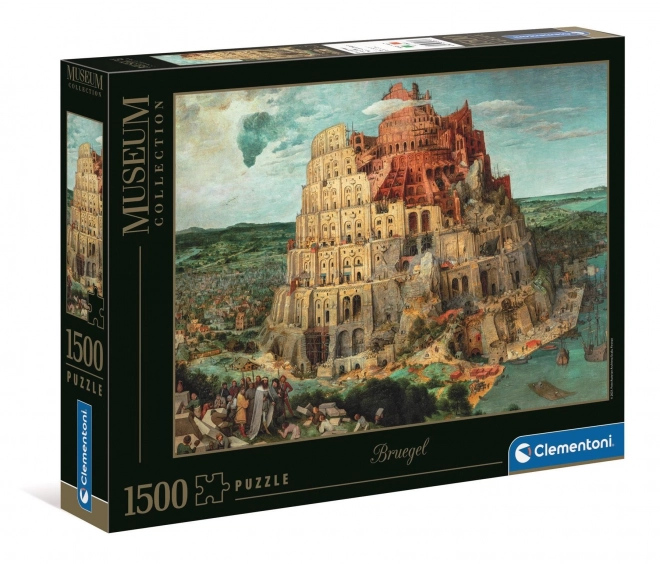 Museum Puzzle 1500 Pieces - The Tower of Babel by Bruegel