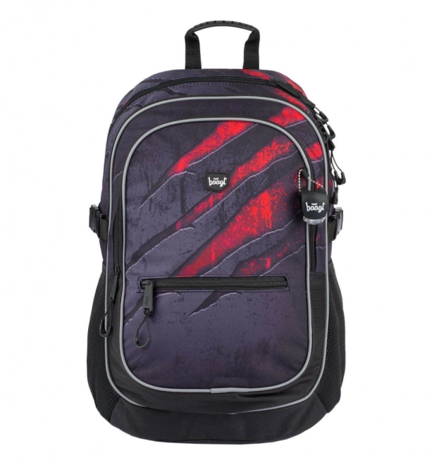 School Backpack, Pencil Case, and Shoe Bag Set - Lava Design