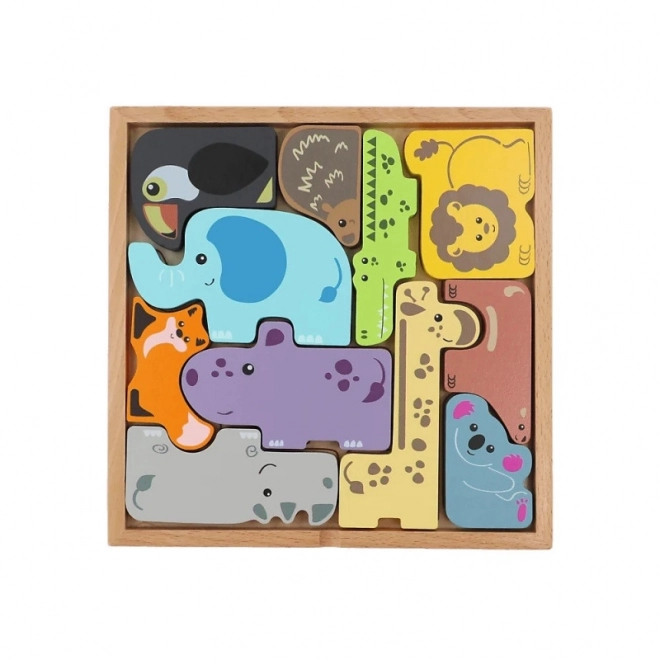 Wooden Puzzle - Zoo Crew Brain Teaser