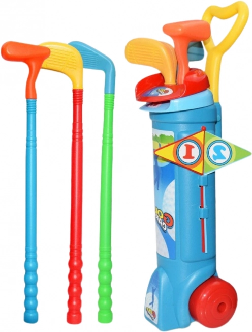 Set da golf per bambini con carrello - 20 pezzi