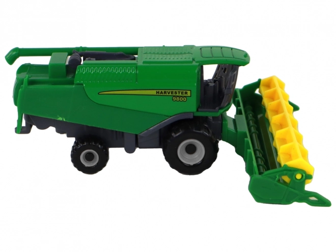 Green Aluminum Toy Harvester