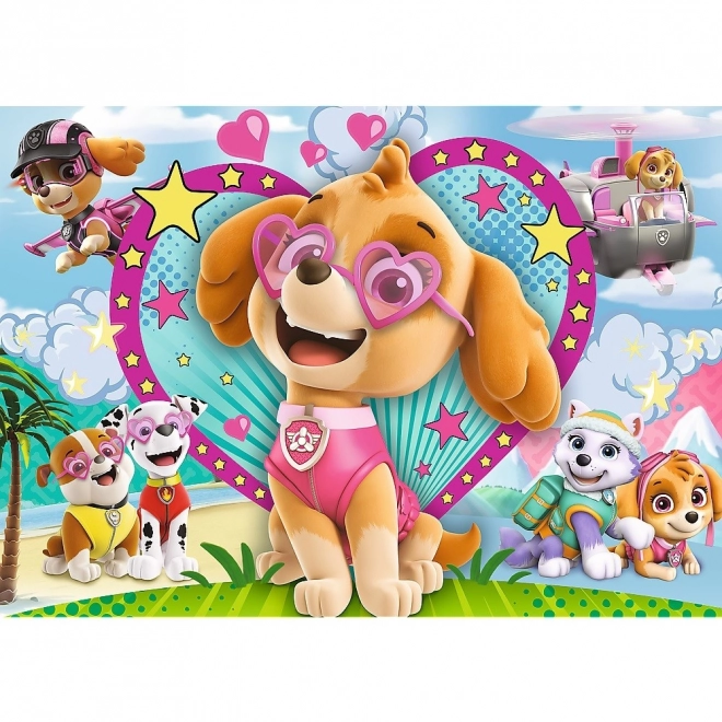 Paw Patrol Glitter Shine with Skye Puzzle