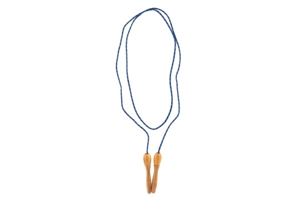 Adjustable Jump Rope with Wooden Handles