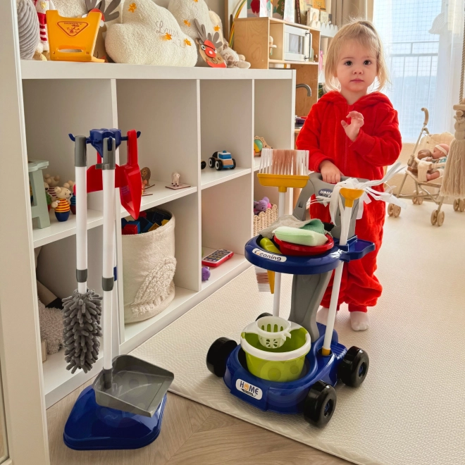 Woopie set pulizia carrello XXL 3 in 1 29 pezzi blu