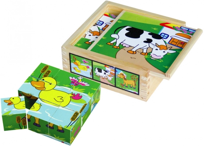 Animal Picture Blocks Set