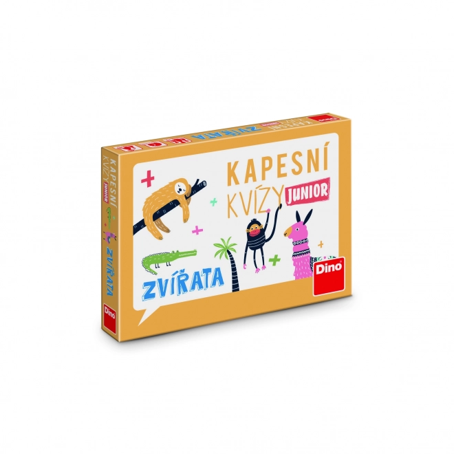 Cestovní společenská hra - Kapesní kvízy Junior – zvířátka