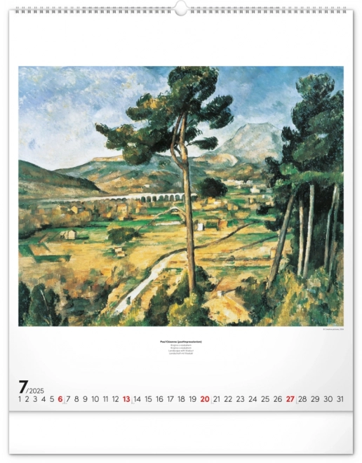 Notique Wall Calendar Impressionism 2025