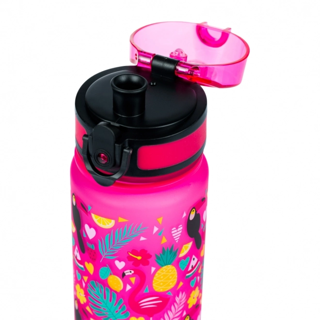 Baagl Tritan Drink Bottle Flamingo Design