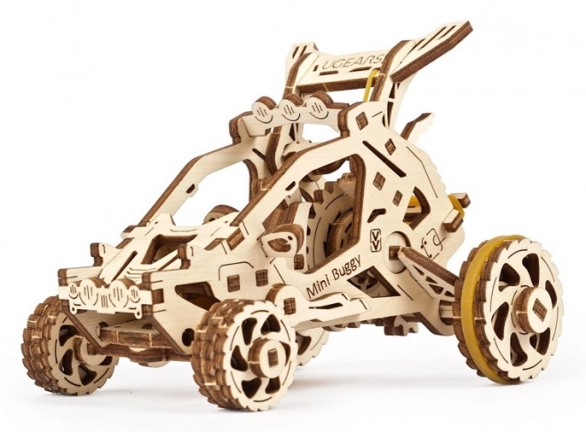 Ugears 3D Wooden Mechanical Puzzle Mini Buggy