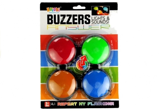 Interactive Light and Sound Buzzer Set