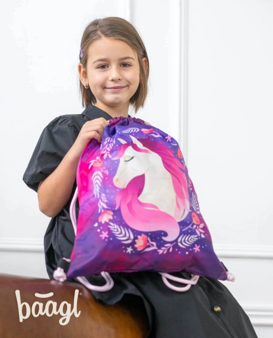 Baagl Horse Drawstring Bag