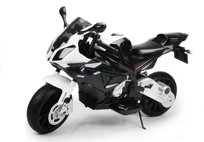 Battery-Powered BMW S1000RR Black Motorcycle for Kids