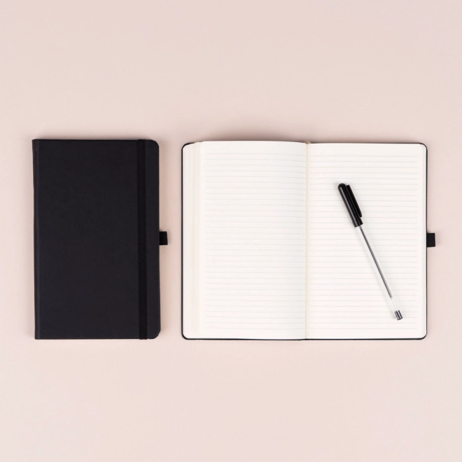 Notique Lined Black Notebook