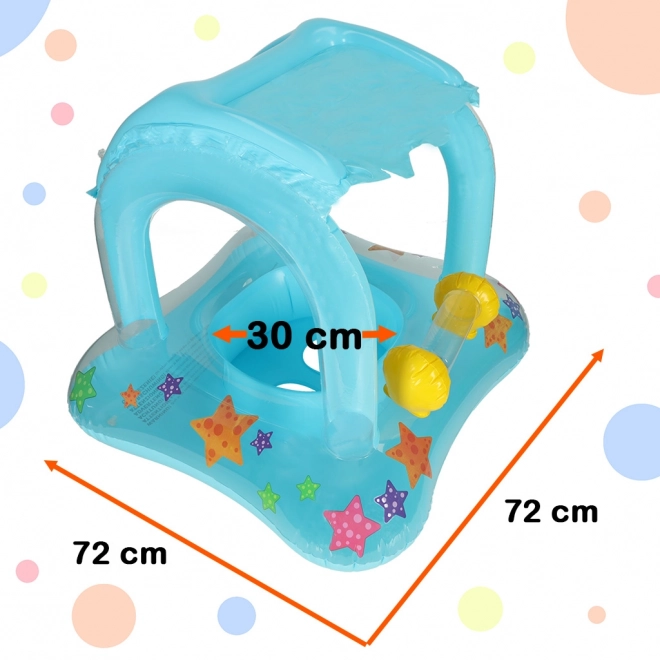 Inflatable Baby Float With Sunshade