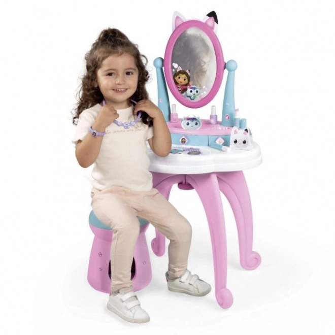 Gabby's Dollhouse Vanity Set with Stool