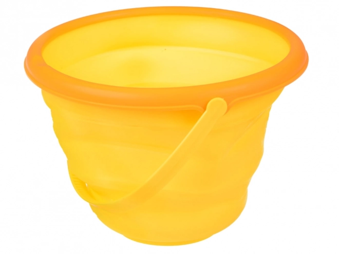 Collapsible Fruit-Theme Toy Bucket for Young Explorers