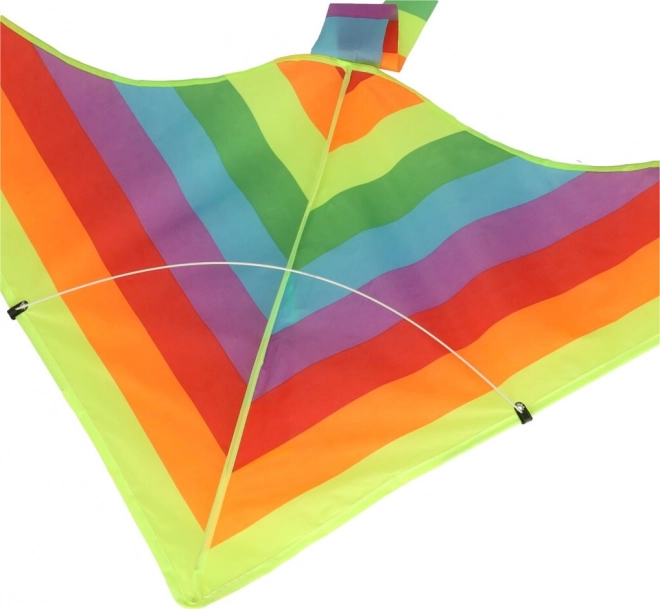 Large colorful rainbow kite for children