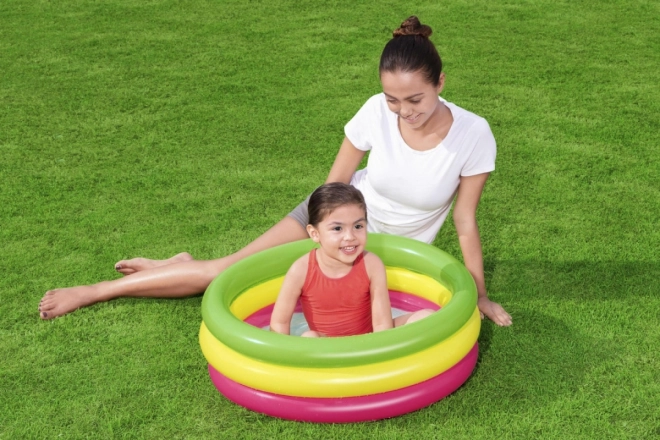 children's inflatable rainbow pool 70x24cm