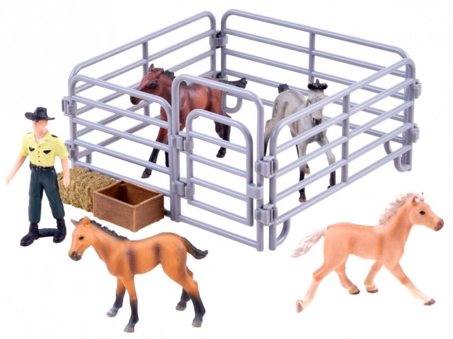 Horse Stable Figurine Set – A