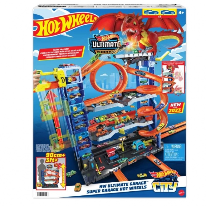 Hot Wheels City Mega Garage Dragon Attack Set