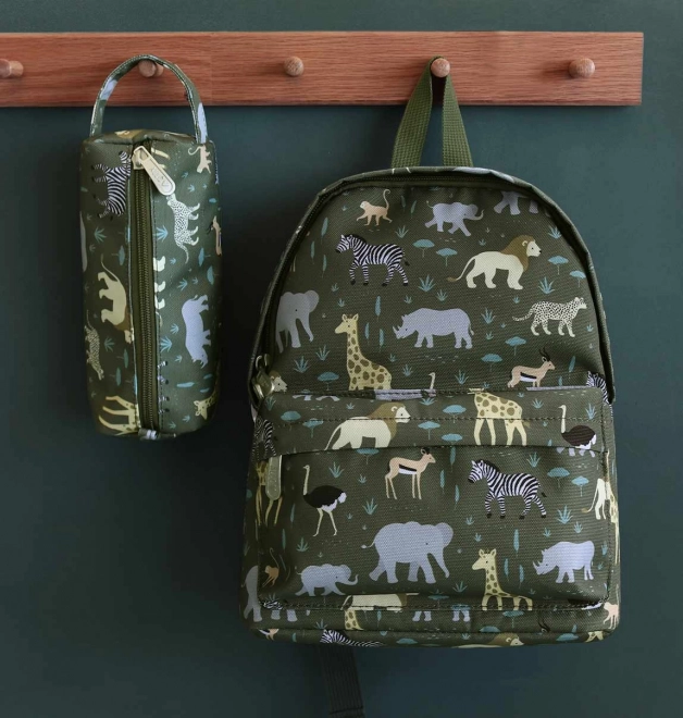 Astuccio per pastelli di A Little Lovely Company – Animali della savana