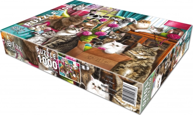 Star Puzzle Cat House 1000 Pieces