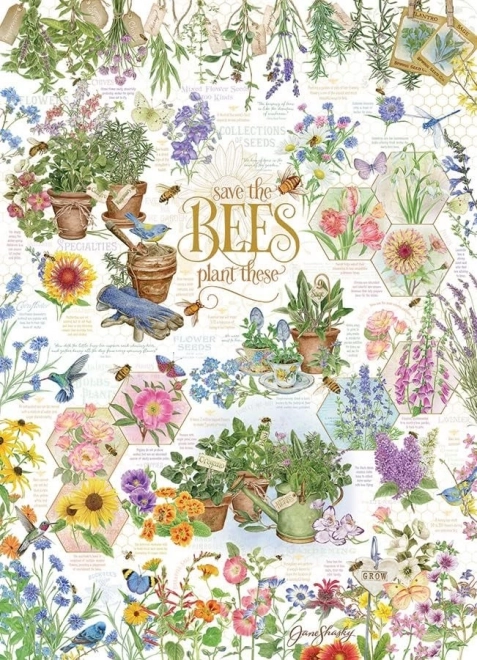 Cobble Hill Save The Bees Puzzle 1000 Pieces