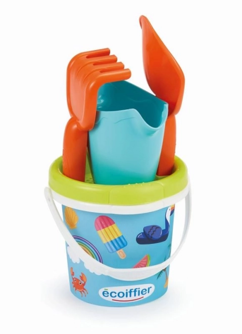 Holiday Sand Bucket with Watering Can and Accessories