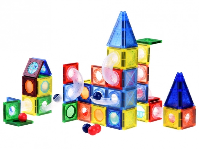 Magnetic Building Set Ball Track ZA4719 - 123 Pieces