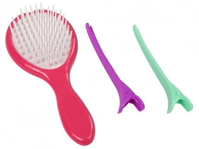 Kit Da Decorazione Per Capelli Con Piastra E Gessetti Colorati