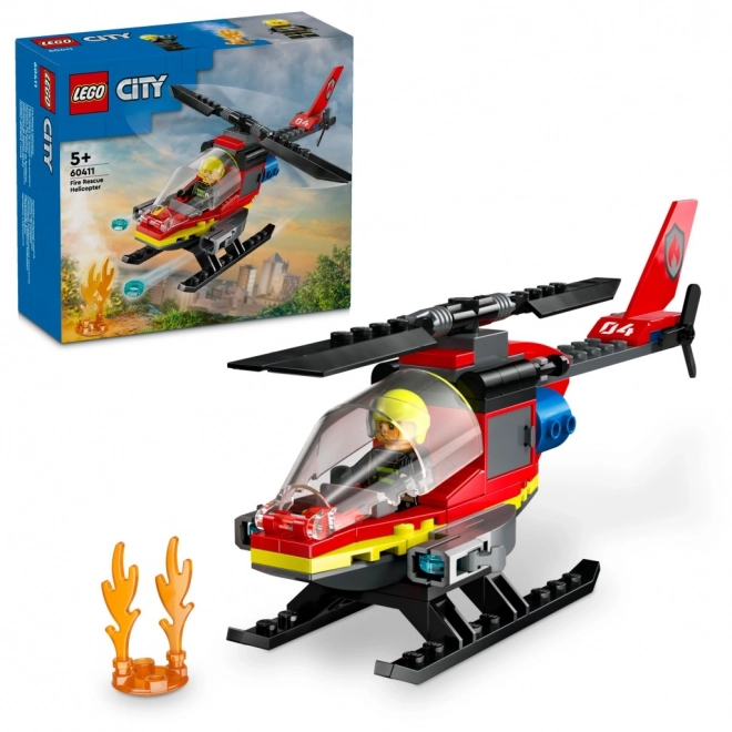 Fire Rescue Helicopter Set