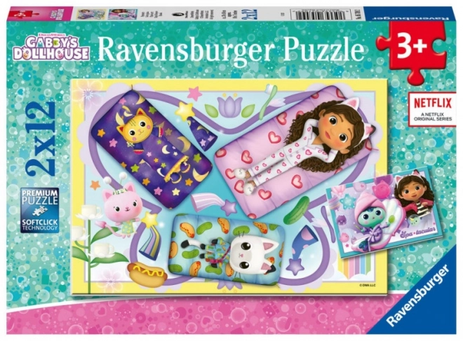 Gabi's Dollhouse Puzzle Set 2x12 Pieces