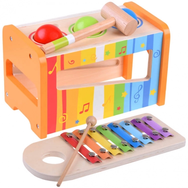 Wooden Xylophone with Mallet for Kids