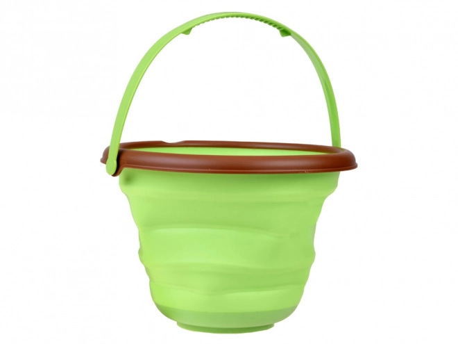 Folding Kiwi Toy Bucket for Little Adventurers