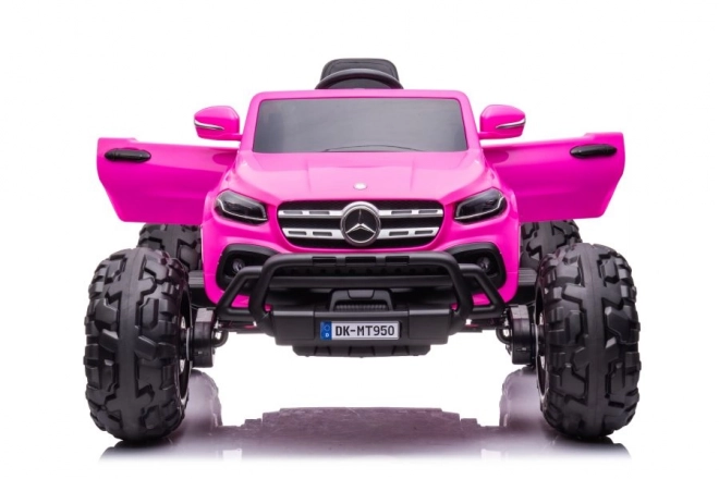 Mercedes Battery Operated Car Barbie Pink