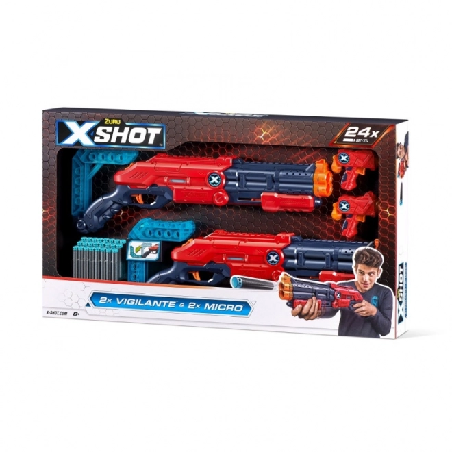 X-Shot Excel Double Vigilante Blaster Set