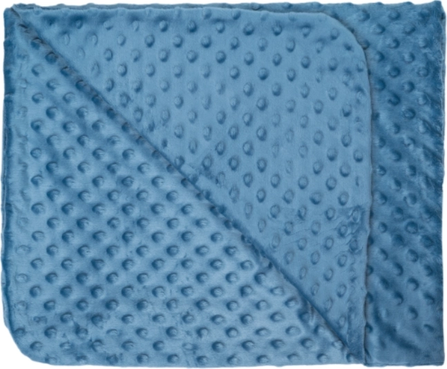 Bubaba soft blue baby blanket