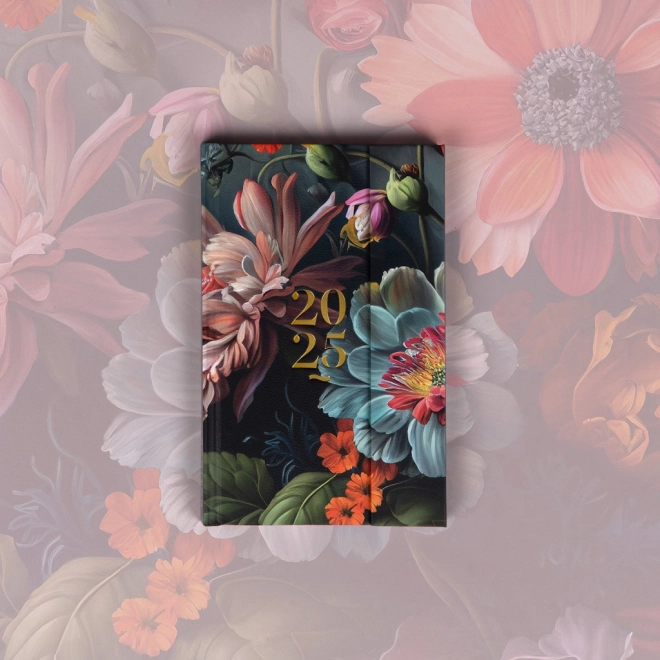 Magnetic Weekly Planner Floral Design 2025