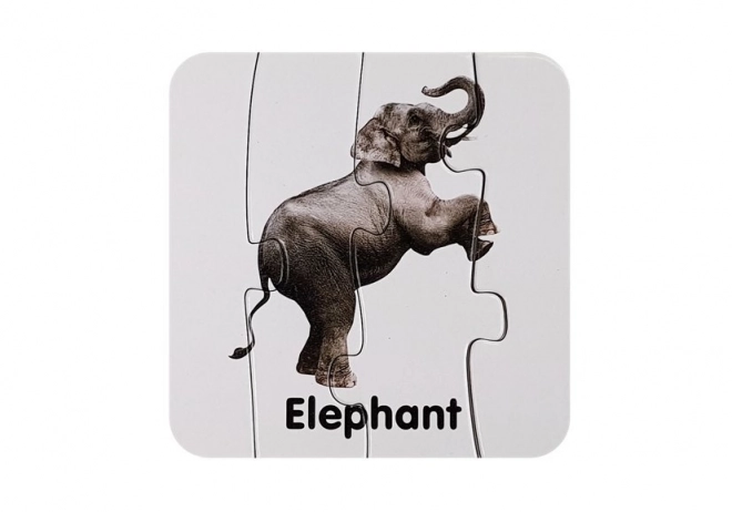 Educational Puzzle Wild Animals