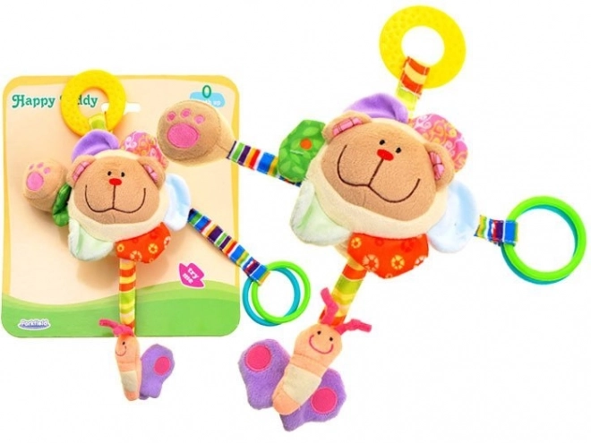 Plush Bear Crib and Stroller Hanging Toy