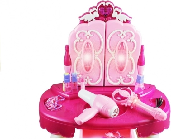 Vanity with storage and rich accessories