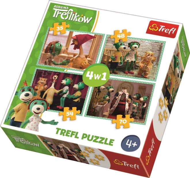 Treflíci 4-in-1 Puzzle Set