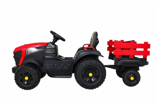 Titan Tractor with Trailer Red