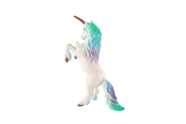 White and Blue Unicorn Toy