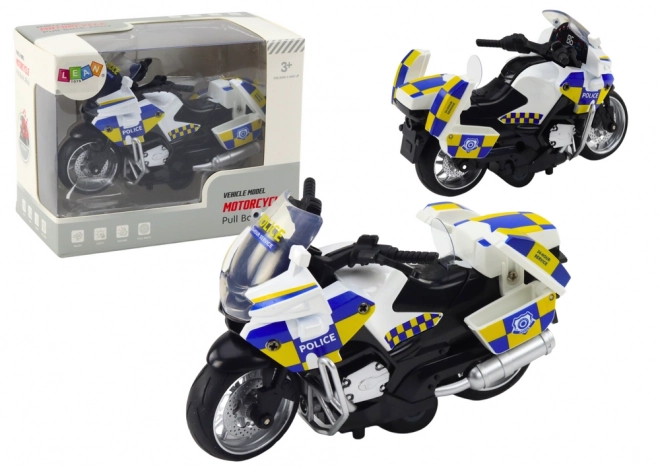 Police Motorcycle with Friction Drive