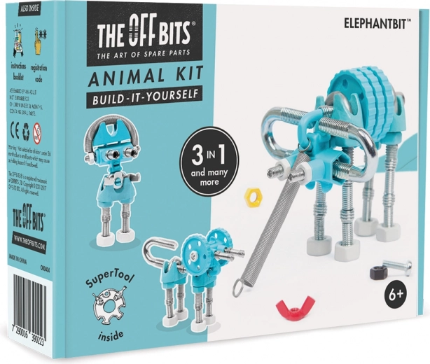 3 az 1-ben: építsen Elefántot, Kutyát és Robotot