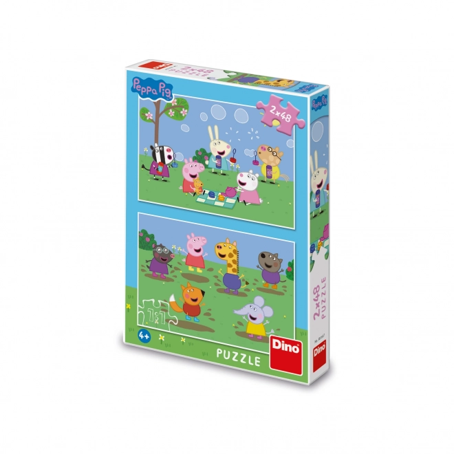 Dino Puzzle Peppa Pig and Friends