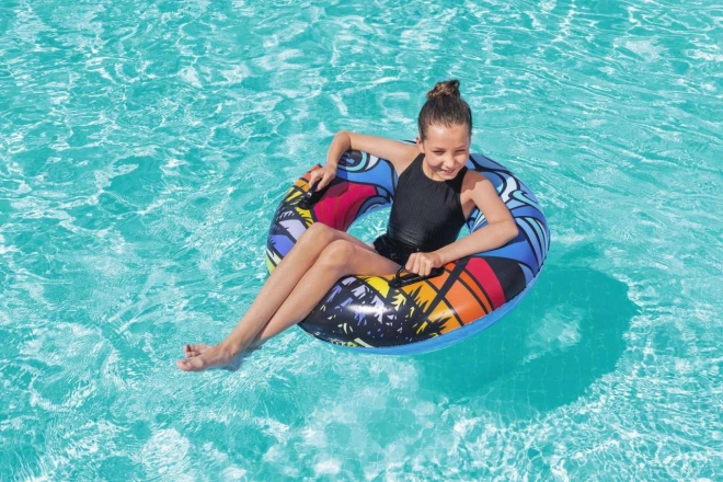 Bestway Castaway Swimming Ring Blue