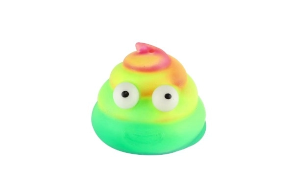 Rainbow Poop Stress Ball Squishy Slime