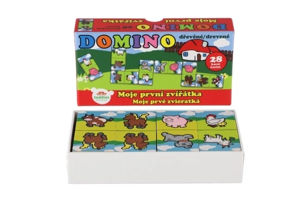 Domino My First Animals Wooden Game